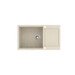 Kép 1/2 - EVIDO Cubo XL 6S compact gránit mosogató, 860 x 500 mm, bézs