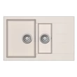 Kép 2/2 - EVIDO Cubo 6S compact gránit mosogató800x500 bézs