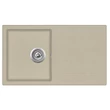 Kép 1/6 - EVIDO Easy 45S gránit mosogató, 760 x 440 mm, bézs