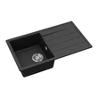 Kép 2/9 - EVIDO Easy 45S gránit mosogató, 760 x 440 mm, antracit