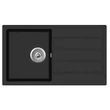 Kép 4/9 - EVIDO Easy 45S gránit mosogató, 760 x 440 mm, antracit