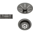 Kép 1/2 - BLANCO InFino szett satin dark steel 1 med.
