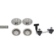 Kép 1/2 - BLANCO lefolyó szett 2x3,5 InFino satin platinum