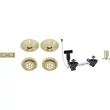 Kép 1/2 - BLANCO lefolyó szett 2x3,5 InFino satin gold exc.