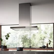 Kép 3/4 - Falmec LUMINA NRS 90 cm sziget páraelszívó, inox / üveg