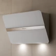 Kép 1/3 - Falmec FLIPPER 85 cm fali páraelszívó, matt fehér üveg