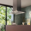 Kép 3/4 - Falmec LUMEN NRS 90 cm sziget páraelszívó, inox