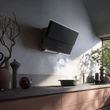 Kép 1/2 - Falmec VERSO EASY 85 cm fali páraelszívó (keringetés), fekete üveg