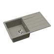 Kép 3/4 - EVIDO Easy 45S gránit mosogató, 760 x 440 mm, platina