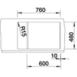Kép 4/5 - BLANCO METRA 6 S COMPACT palaszürke exc.