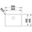 Kép 3/4 - BLANCO CLARON 550 -U InFino
