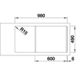 Kép 4/5 - BLANCO DIVON II 6S-IF jobbos InFino