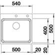 Kép 3/5 - BLANCO ETAGON 500-IF / A r.m.exc. InFino
