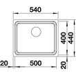 Kép 3/5 - BLANCO ETAGON 500-U r.m. exc.n. InFino
