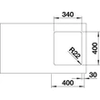 Kép 3/4 - BLANCO ANDANO 340-U exc.nélkül InFino