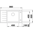 Kép 3/5 - BLANCO ANDANO XL 6S-IF Comp. jobb InFi