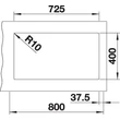 Kép 4/5 - BLANCO SUBLINE 430 / 270-U palaszü. e.n.