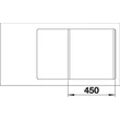 Kép 4/5 - BLANCO AXIA III 45S-F palaszürke fa t., SZINTBE ÉPÍTÉS