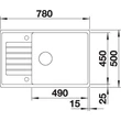 Kép 3/5 - BLANCO ZIA XL 6 S C antracit exc.n.