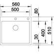 Kép 3/4 - BLANCO CLARON 500-IF / A DX