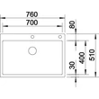 Kép 3/4 - BLANCO CLARON 700-IF / A DX
