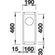 Kép 2/4 - BLANCO SUBLINE 160-U kávé exc.n.