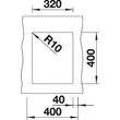 Kép 3/4 - BLANCO SUBLINE 320-U kávé exc.n.