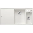 Kép 1/5 - BLANCO AXIA III 6S-F jobb fehér üveg t, SZINTBE ÉPÍTÉS