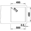 Kép 4/5 - BLANCO PLEON 5 palaszürke tart.n., exc
