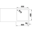 Kép 4/5 - BLANCO SUBLINE 500-IF / A antracit exc.