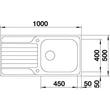 Kép 3/5 - BLANCO DINAS XL 6S fényezett.r.m., 2 furat, exc