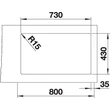 Kép 4/5 - BLANCO ETAGON 700-IF selyemf. exc.nélk