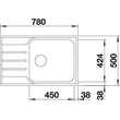 Kép 3/5 - BLANCO LEMIS XL 6S-IF Comp. csaply.nél