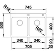 Kép 3/5 - BLANCO ANDANO 340 / 340-IF / A exc. InFino