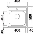 Kép 3/5 - BLANCO DANA 45 natúr exc.nélkül (237686mos + 236268 lef)