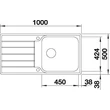 Kép 3/5 - BLANCO CLASSIMO XL 6S-IF fényezett. 2csaplyuk