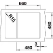 Kép 4/5 - BLANCO METRA 45 S Compact fekete exc.