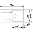 Kép 3/5 - BLANCO METRA 5 S fekete exc.