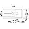 Kép 3/5 - BLANCO METRA 6 S fekete exc. nélkül