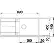 Kép 3/5 - BLANCO METRA XL 6S-F fekete exc.
