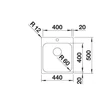Kép 3/5 - BLANCO SUPRA 400-IF / A fényezett exc.n. R12