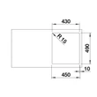 Kép 4/5 - BLANCO SUPRA 400-IF / A fényezett exc.n. R12