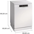 Kép 4/8 - Bosch SMS46KW02E, Szabadonálló mosogatógép
