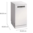 Kép 4/8 - Bosch SPS4EMI17E, Szabadonálló mosogatógép
