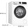 Kép 6/8 - Bosch WGJ24401BY, Elöltöltős mosógép