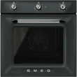 Kép 1/2 - SMEG LÉGKEVERÉSES SÜTŐ, Victoria design, 60 cm, analóg, matt fekete