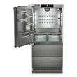 Kép 2/5 - Liebherr ECBNe 8871 Integrálható hűtő-fagyasztó-kombináció BioFresh-sel és NoFrost-tal