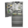 Kép 1/5 - Liebherr ECBNe 8871 Integrálható hűtő-fagyasztó-kombináció BioFresh-sel és NoFrost-tal