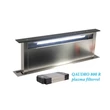 Kép 1/7 - Sirius - Páraelszívó S-DD2 TC/L EM 118 fekete üveg/inox motor nélkül + plazma filter QUADRO 800 R