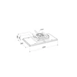 Kép 2/4 - Sirius - Páraelszívó SLT-971 LESS BRUSHLESS 120 cm TW fehér